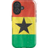 Ghana Flag Distressed iPhone 16 Magsafe Impact Case